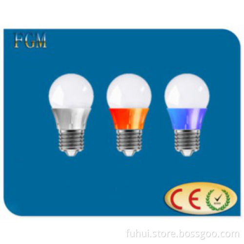 7W white/orange/blue/ color shell LED Bulb